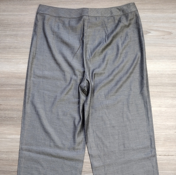 ST.JOHN Wool Blend High Rise Gray Trouser Pants - Picture 4 of 8